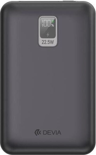 Devia EP208 Mini Power Bank 20000mAh 22.5W Ασημί