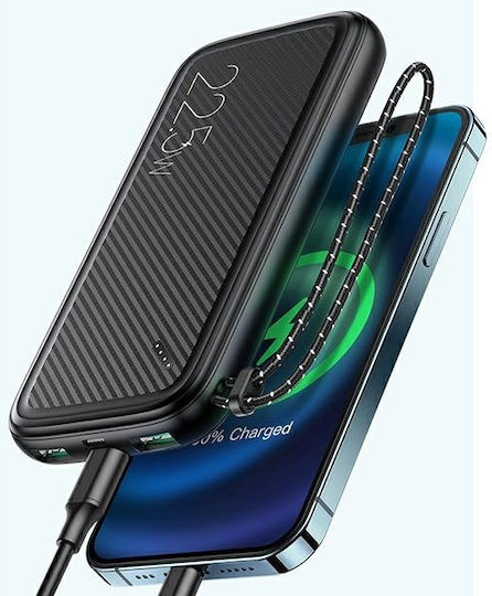 Usams CD151 Power Bank 10000mAh 22.5W με 3 Θύρες USB-A Quick Charge 3.0 Λευκό