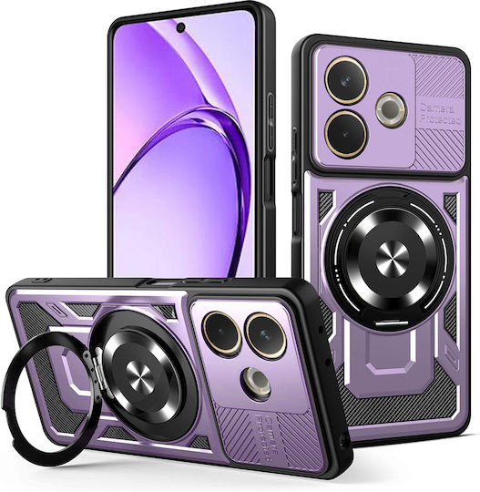 Techsuit Back Cover Silicone Purple (Oppo A5 Pro)