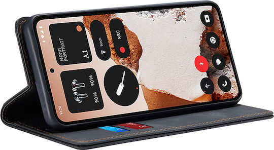 Techsuit Confy Cover Buchen Sie Silikon Schwarz (Nichts CMF Phone 2 Pro)
