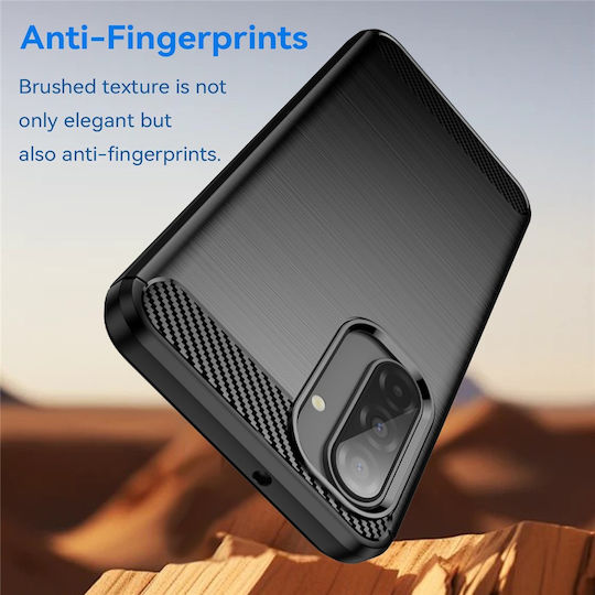 Techsuit Carbon Bumper Σιλικόνης / Πλαστικό Μαύρο (Oppo A17)