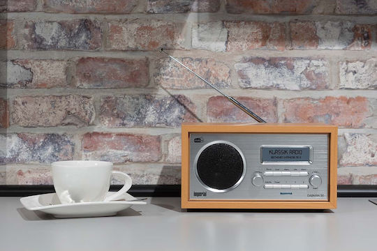 Imperial AV Dabman 30 Retro Φορητό Ραδιόφωνο Ρεύματος DAB+ Καφέ