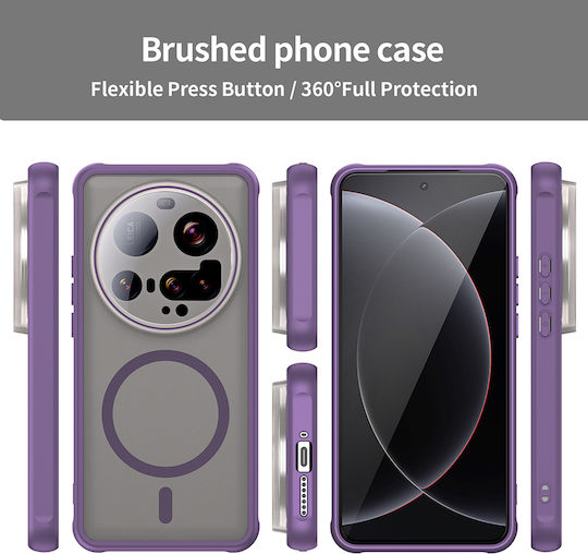 Techsuit Halofrost Ii Magsafe Back Cover Σιλικόνης / Πλαστικό Μωβ (Xiaomi 15 Ultra)