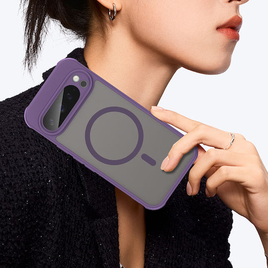Techsuit Halofrost Ii Magsafe Back Cover Silicone Purple (OnePlus 9 Pro)
