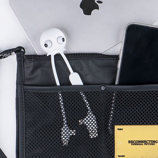 Xoopar Jelly Mini Regulär USB zu Blitzschlag / Typ-C,TC-TC / Micro-USB Kabel 2A Weiß 1m