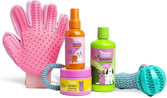 Geschenkset Pets Martinelia Tresky & Friends Grooming-Handschuh 5 Stücke