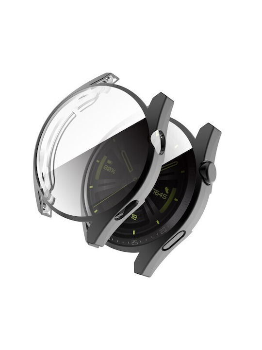 Electroplated Силиконов Калъф в Черен цвят за Huawei Watch GT 3 46 мм