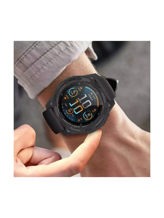 Tech-Protect Defense Plastic Case in Black color for Garmin Fenix 8 (51 mm)