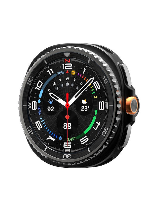 Spigen RUGGED ARMOR Θήκη Σιλικόνης σε Μαύρο χρώμα για Samsung Galaxy Watch 8 Classic 46 mm