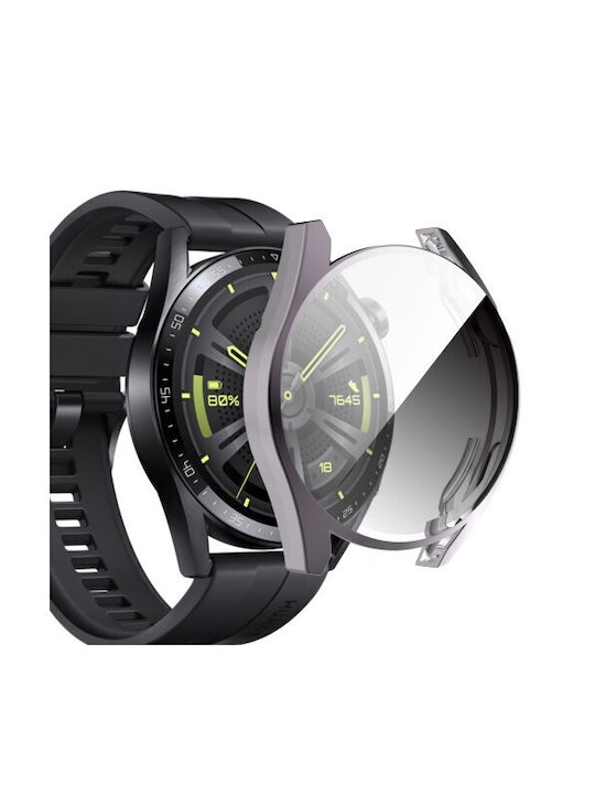Silicone Case in Gray color for Huawei Watch GT 3 46mm