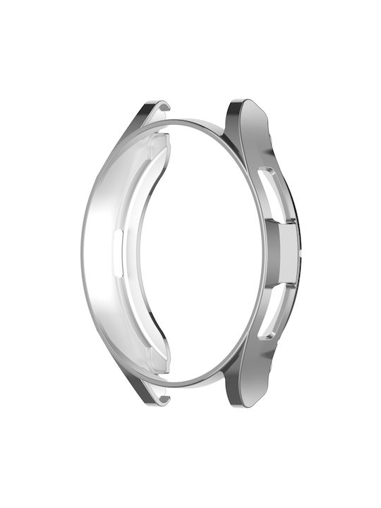 Carcasă de Silicon în culoarea Argintiu pentru Galaxy Watch6 Classic 47mm - Ceas Galaxy Watch6 Classic 47mm