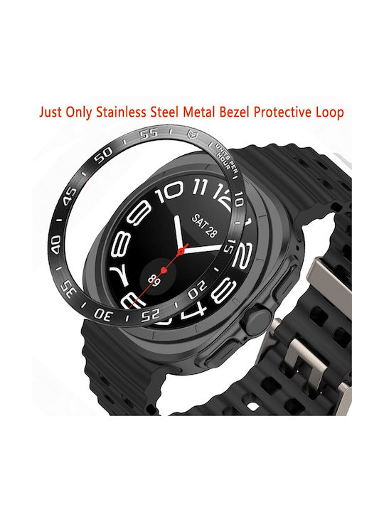 Πλαίσιο Προστασίας Protective Προστατευτικό Bezel σε Μαύρο χρώμα για Samsung Galaxy Watch Ultra 47mm