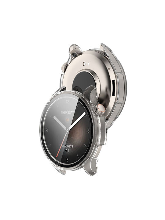 2 In 1 Protective Case + Tempered Glass for Xiaomi Amazfit Balance 46mm Transparent