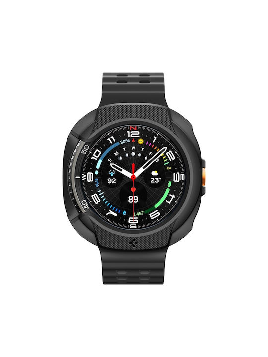 Spigen LIQUID AIR Силиконов Калъф в Черен цвят за Samsung Galaxy Watch 8 Classic 46mm