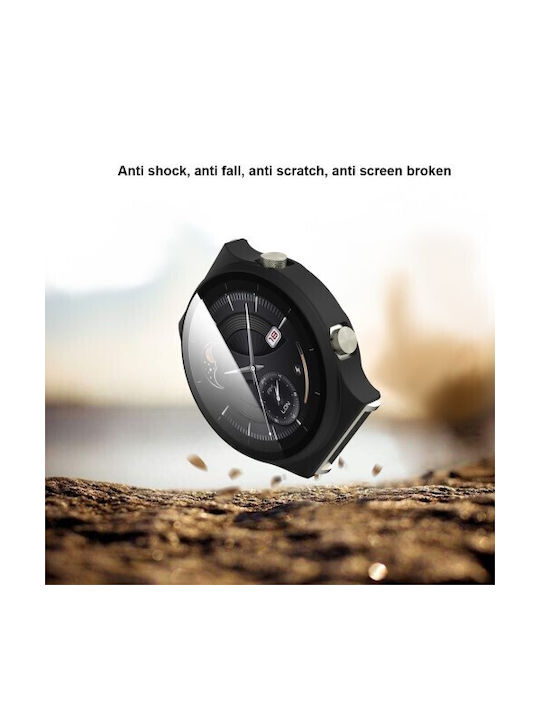 Plastic Case with Glass in Black color for Huawei Watch GT 2 Pro