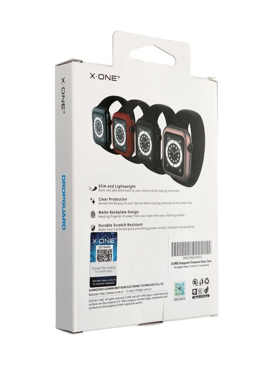X-One Dropguard Πλαστική Θήκη σε Διάφανο χρώμα για Apple Watch 10 42mm X-One Dropguard Πλαστική Θήκη σε Διάφανο χρώμα για Apple Watch 10 42mm