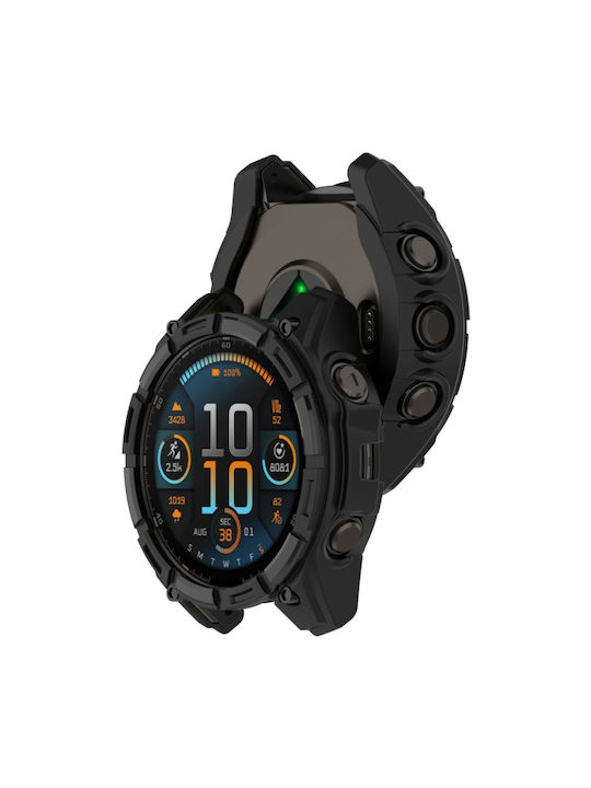 Tech-Protect Defense Πλαστική Θήκη σε Μαύρο χρώμα για Garmin Fenix 8 (47 mm) Tech-Protect Defense Πλαστική Θήκη σε Μαύρο χρώμα για Garmin Fenix 8 (47 mm)