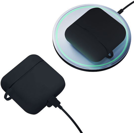 3MK Калъф в Черен цвят за Apple AirPods 1 / AirPods 2