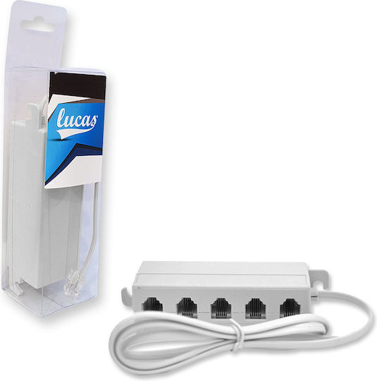 KAL Electronics Splitter Sm226 Διακλαδωτης 6p4c 1/5 SM226