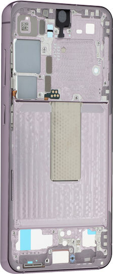 Șasiu central Samsung Galaxy S23 Pachet de service original Lavandă