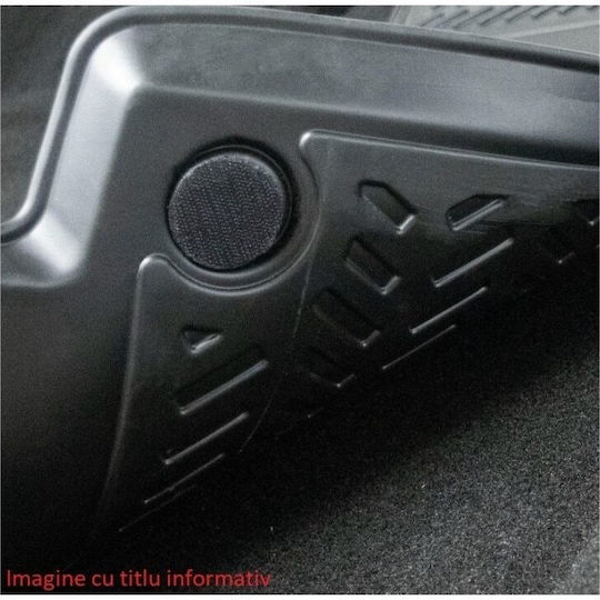 Covorașe Față 2buc din TPE pentru Toyota Proace Honda City Ford Margine 2021 Negre