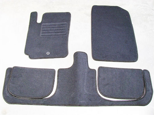 Petex Σετ Μπροστινά και Πίσω Πατάκια 5τμχ για Citroen Xsara Picasso 1999-2010 Μαύρα