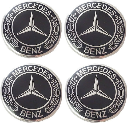 Cik Set of Front and Rear Mats 4pcs for Mercedes-Benz CLS Class 2018 Black