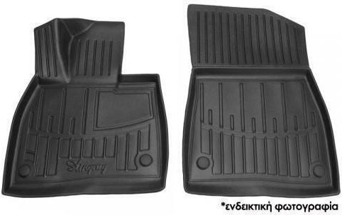Race Axion Front Mats 2pcs Tray Type for Mercedes-Benz Vito 2014 Black