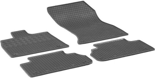 Rigum Set of Front and Rear Mats 4pcs for Audi Q5 2017+ Black
