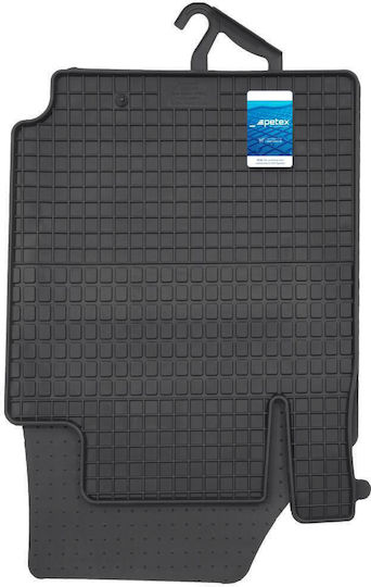 Petex Set of Front and Rear Mats 4pcs for Nissan Micra 2003-2010 Black