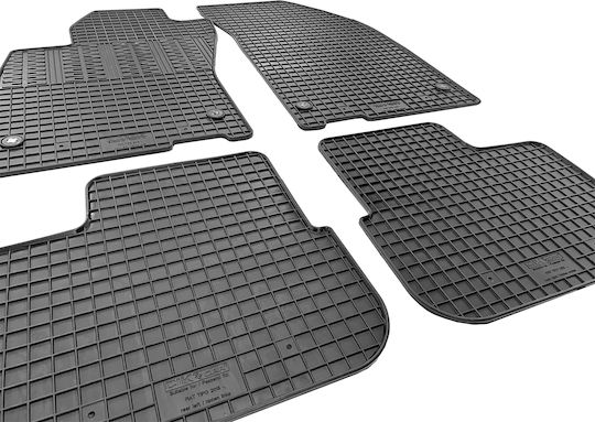 Cik Set of Front and Rear Mats 4pcs for Fiat Tipo 2015+ Black