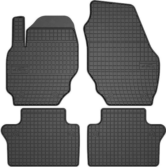 Frogum Set of Front and Rear Mats 4pcs for Volvo S80 2007-2016 Black