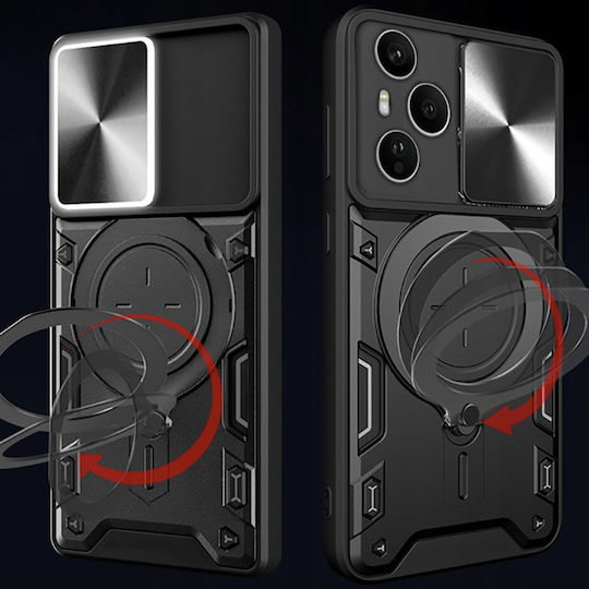 Techsuit Camguard Pro Umschlag Rückseite Silikon Rose Gold (Honor 400 Pro)
