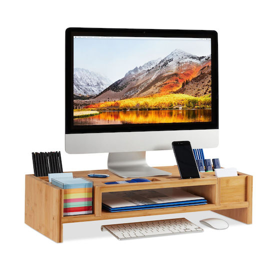 Relaxdays Tabletop Suport Monitor Maro (10025703)