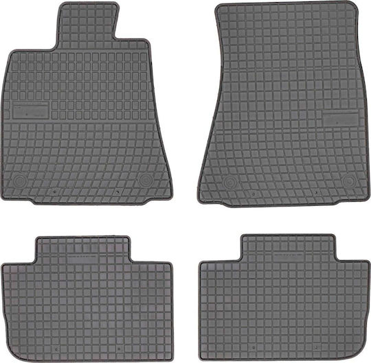 Frogum Set of Front and Rear Mats 4pcs for Toyota Lexus 2013+ Black