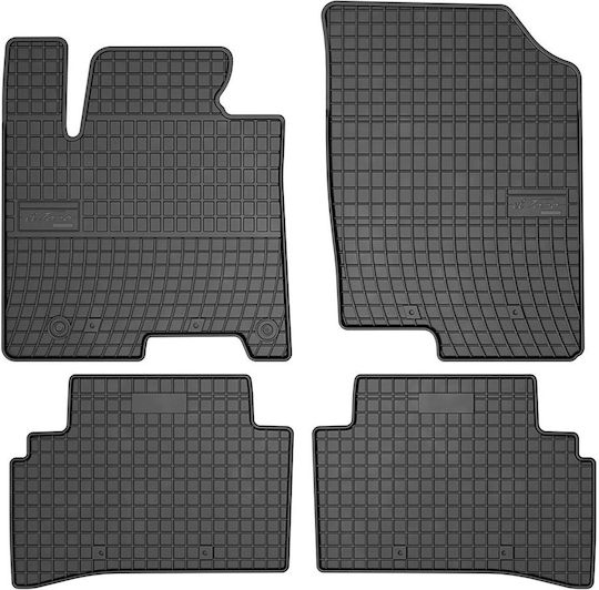 Frogum Set of Front and Rear Mats 4pcs for Hyundai Tucson 2020 Black