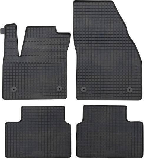 Petex Set of Front and Rear Mats 4pcs for Opel Meriva 2010-2017 Black