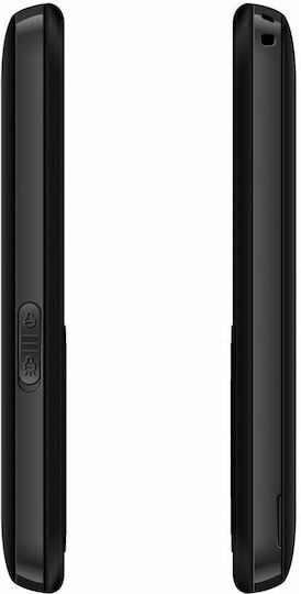 Evolveo EasyPhone ID Single SIM Мобилен Телефон с Големи Бутони Черен