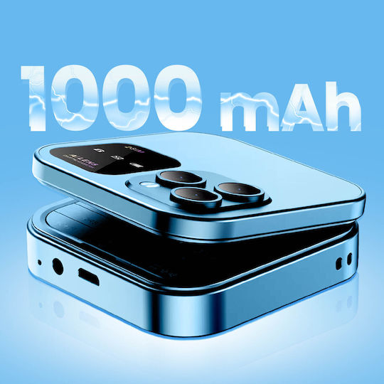 i16 Pro Dual SIM Mobile with Buttons (English Menu) Blue