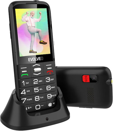 Evolveo EasyPhone XO Dual SIM Telefon Mobil cu Butoane Mari Negru