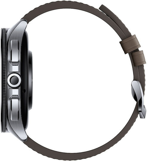 Xiaomi Watch 2 Pro Stainless Steel 48mm Αδιάβροχο με Παλμογράφο (Ασημί)