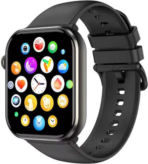 BlackView R60 Aluminium 47mm Smartwatch με Παλμογράφο (Meteorite Black)