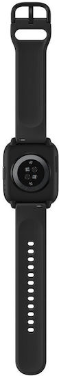 Amazfit Active Aluminium 42mm Waterproof Smartwatch with Heart Rate Monitor (Midnight Black)
