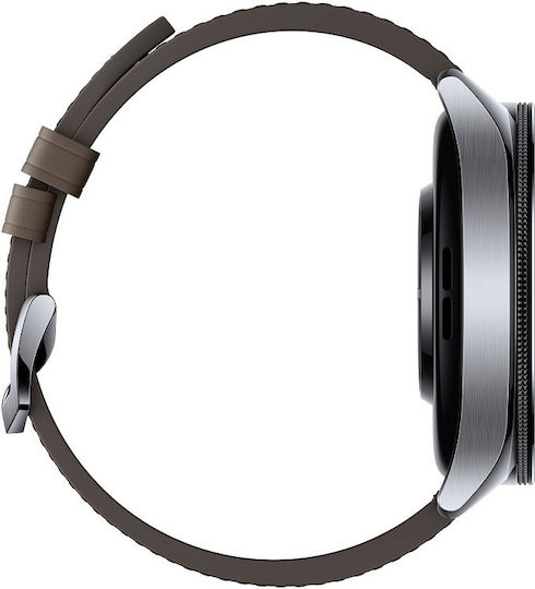 Xiaomi Watch 2 Pro Stainless Steel 48mm Αδιάβροχο με Παλμογράφο (Ασημί)