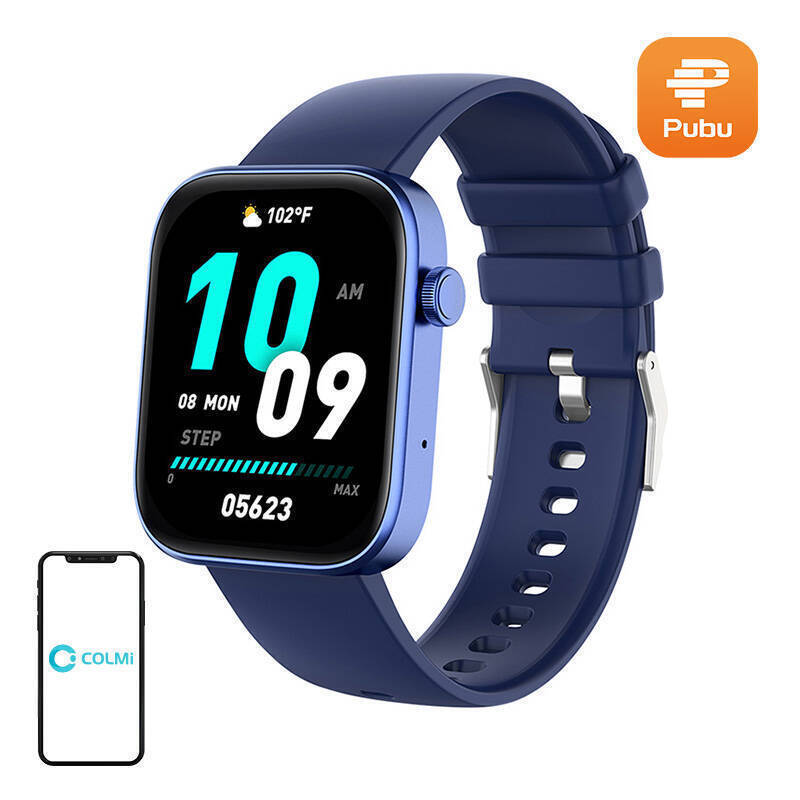 Colmi P71 45mm Smartwatch με Παλμογράφο (Μπλε)