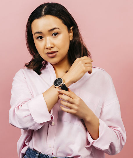 Reflex Active Series 7 42mm Smartwatch (Rose Gold Strass)