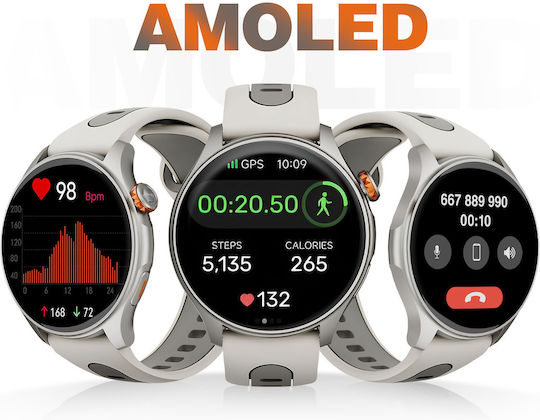MyPhone Adventure Aluminium 46mm Smartwatch (Γκρι)