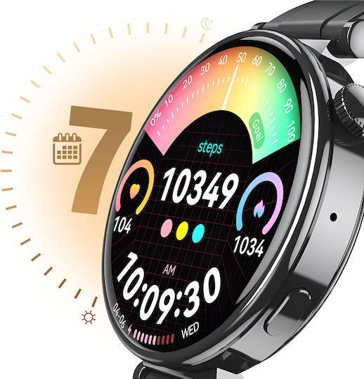 XO GT4 mini Smartwatch (Negru)