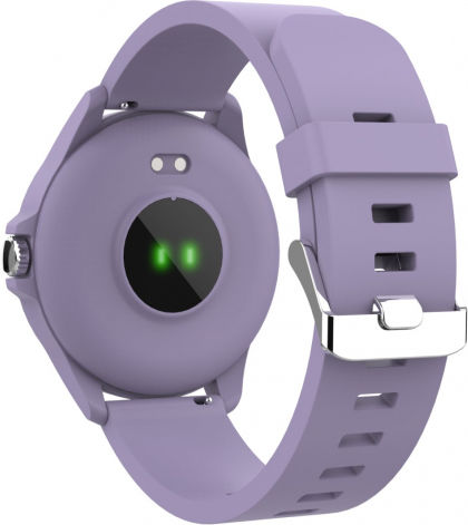 Forever Forever Colorum CW-300 43mm Smartwatch with Heart Rate Monitor (Purple)