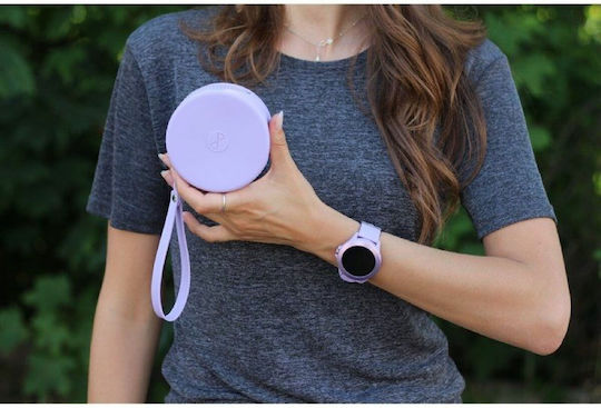 Forever Forever Colorum CW-300 43mm Smartwatch with Heart Rate Monitor (Purple)